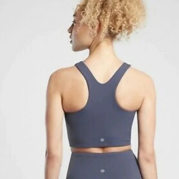 Athleta conscious crop bra A-C purple size XS - Picture 2 of 8